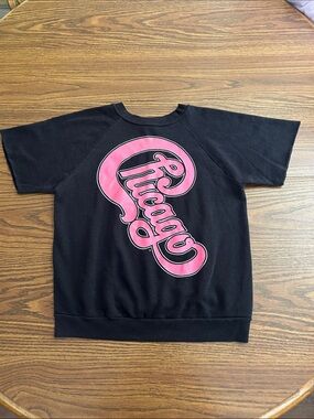 Chicago ‘84-‘85 Vintage Concert Tour Short Sleeve Sweatshirt